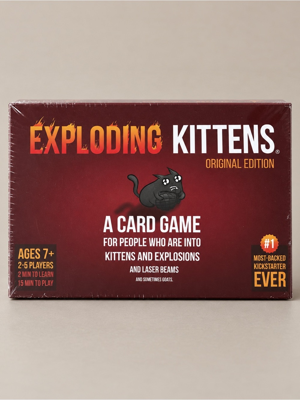 Exploding Kittens Original Edition Card Game New Factory Sealed
